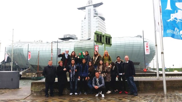 Gruppenfoto unserer Realschüler der zehnten Klasse aus Bremerhaven