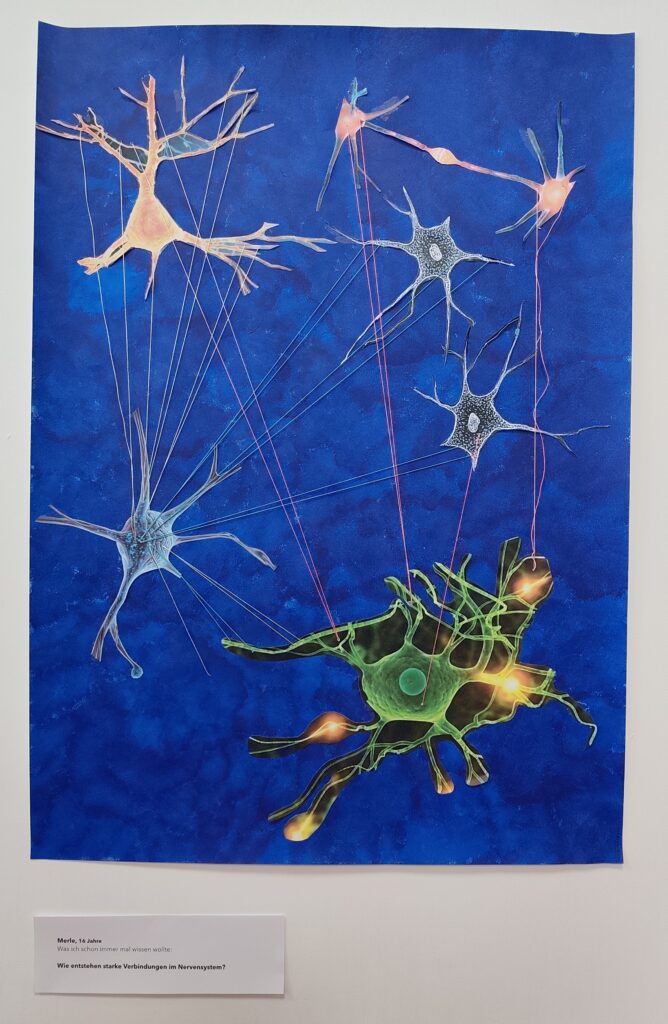 Wissbegierde, Recherche, Assoziationen sowie künstlerische Transformation wurden zu sichtbaren Werken verbunden.